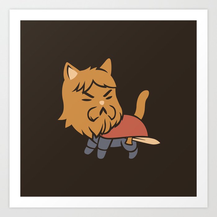 Warrior Cat by Tobe Fonseca Art Print