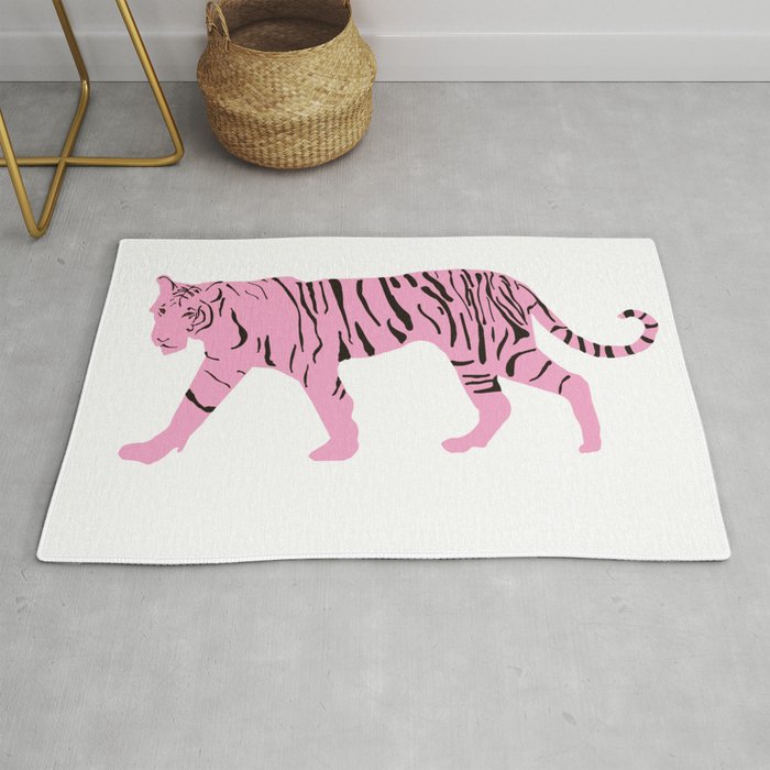 Pink Tiger Rug