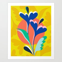 Floral Harmony  Art Print
