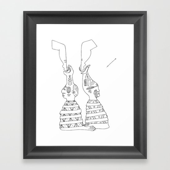 natives Framed Art Print