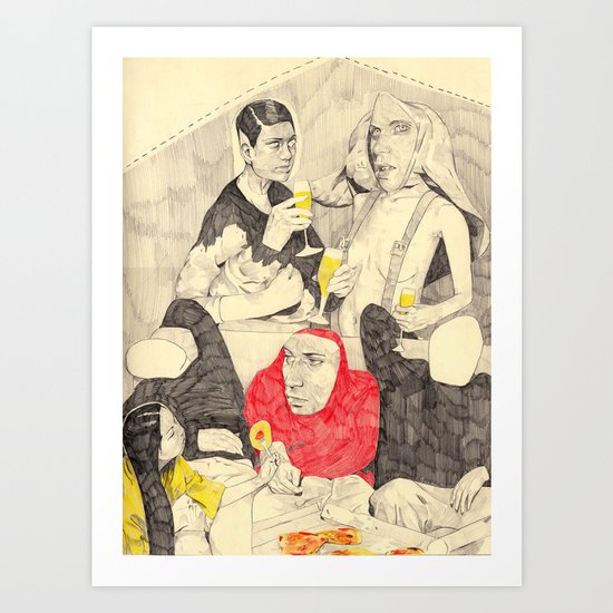 Buffet Art Print
