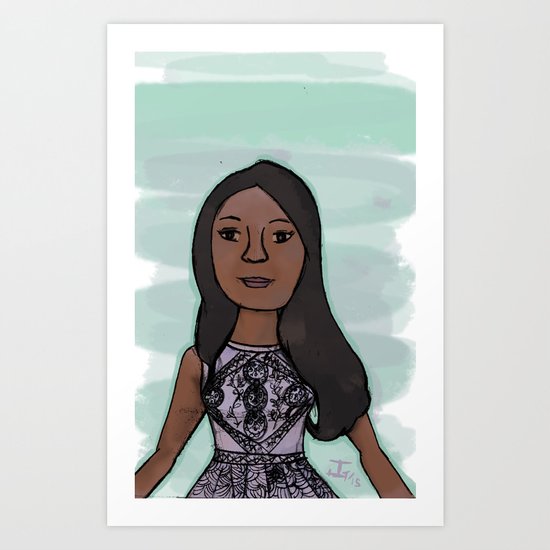 Candice Patton as Iris West Art Print