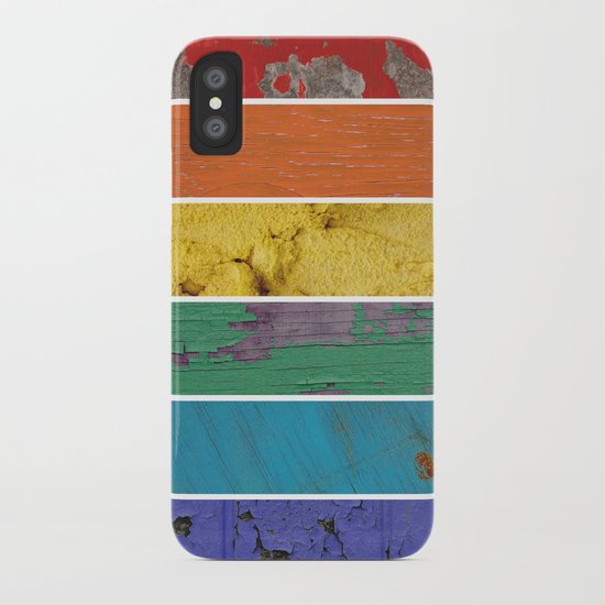 texture rainbow iPhone Case