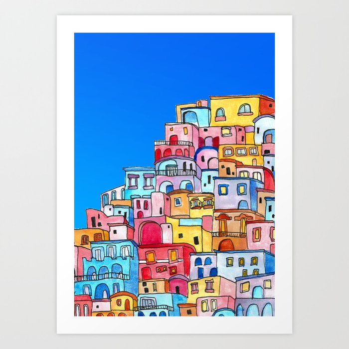 Amalfi Coast  Art Print