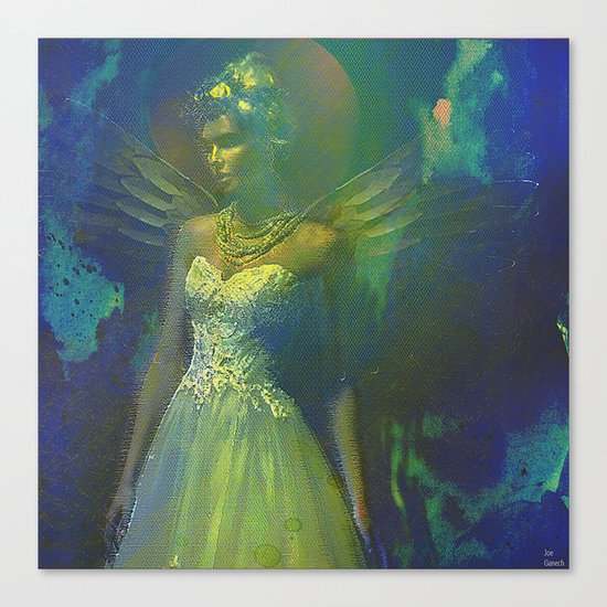 Barbara, the angel of the innocence Canvas Print