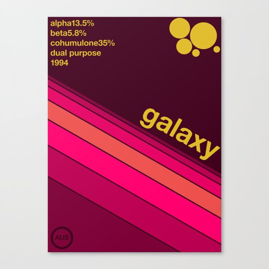 galaxy single hop Canvas Print