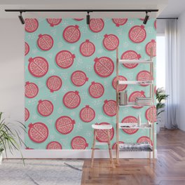 Pomegranate Frenzy Wall Mural