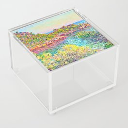 Claude Monet - Landscape Near Montecarlo Acrylic Box