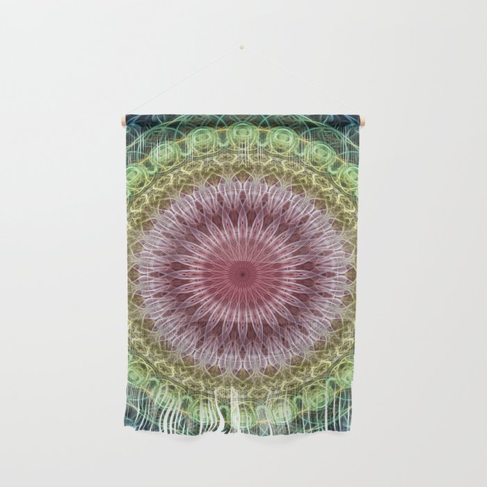 Rainbow Mandala Wall Hanging