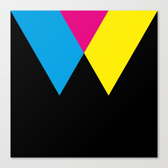 W like W Canvas Print