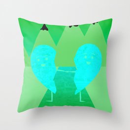 The Course of Love Throw Pillow