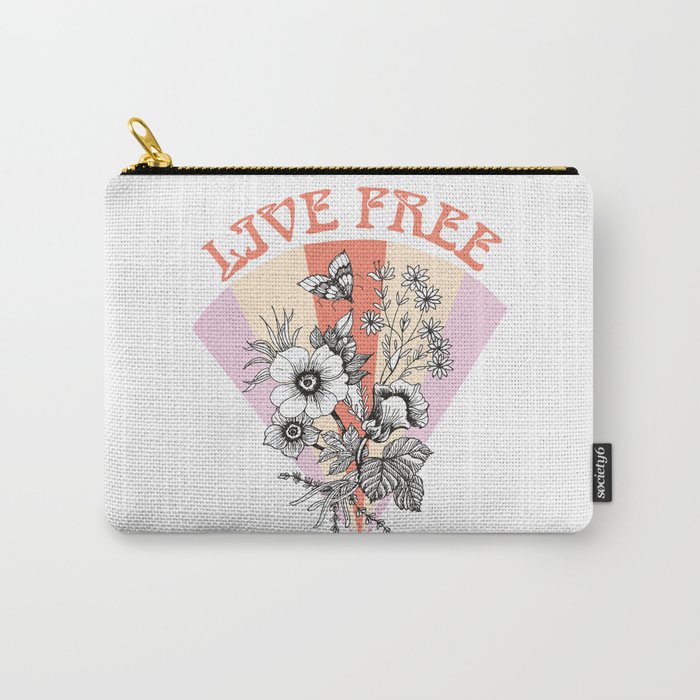 Live Free Carry-All Pouch
