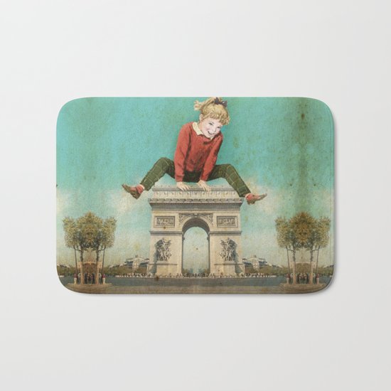 Parisian leapfrog Bath Mat