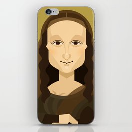 Mona Lisa Smile iPhone Skin