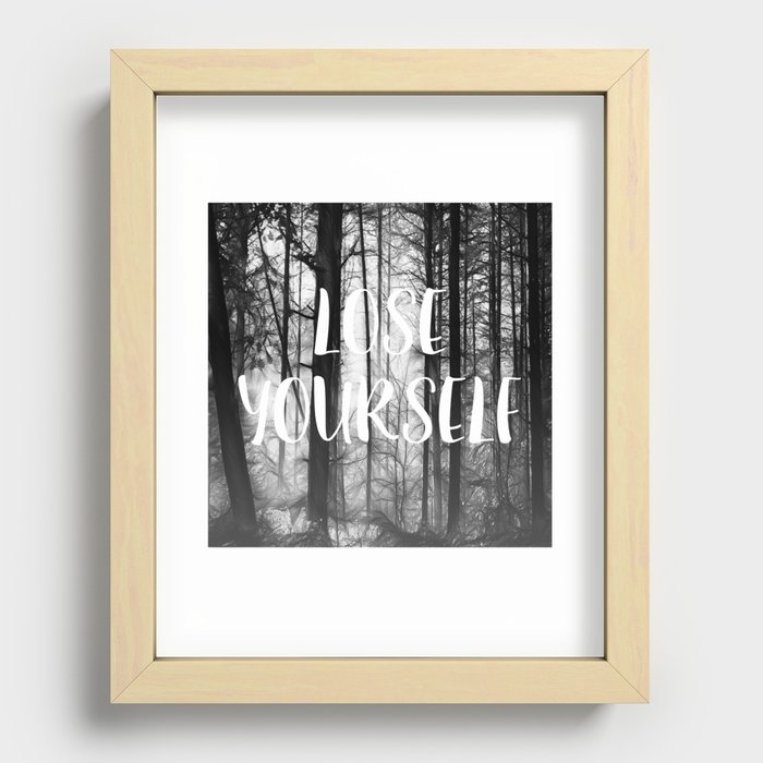 Forest - Lose Yourself Recessed Framed Print