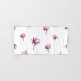 Magnolia flower. Spring print. Hand & Bath Towel