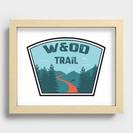 W&OD Trail Recessed Framed Print