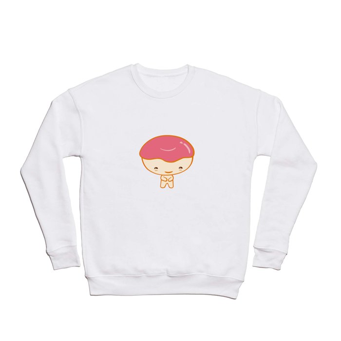 Donuto - Strawberry Topping Crewneck Sweatshirt