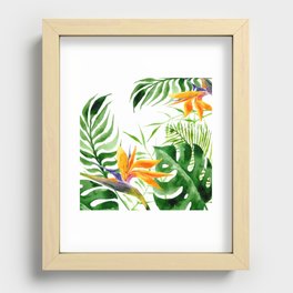 Tropical Recessed Framed Print