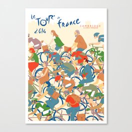 Tour de France Poster 2014 Canvas Print