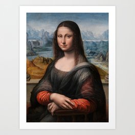 Mona Lisa No. 2, "Prado" version portrait painting by Leonardo da Vinci Art Print