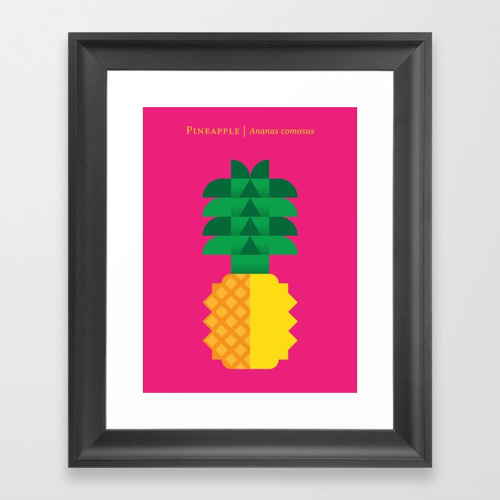 Fruit: Pineapple Framed Art Print