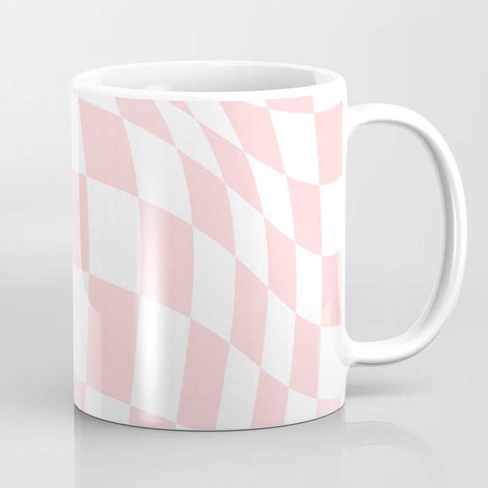 Pink Checker Board Checkerboard Coffee Mug