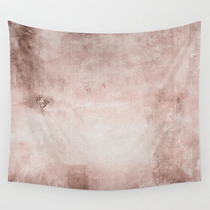 Rosegold Concrete Wall Tapestry