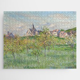 Claude Monet "Printemps à Giverny, effet d'après-midi" Jigsaw Puzzle