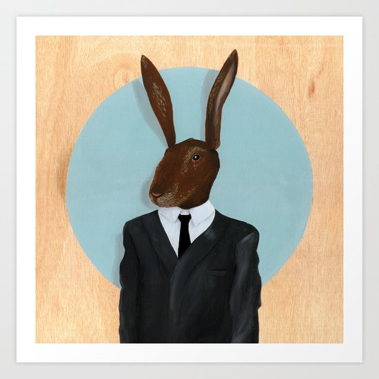 David Lynch | Rabbit Art Print