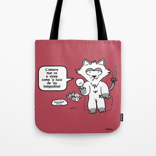 the wise cat - love Tote Bag
