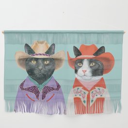 Rodeo Cats Wall Hanging