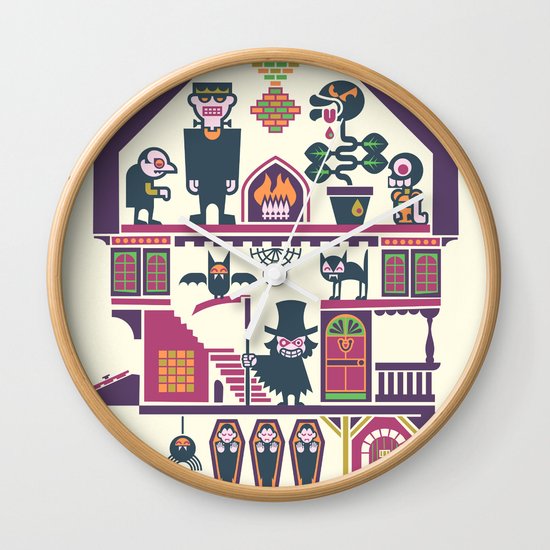 House Of Freaks Wall Clock
