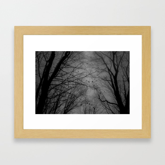 Tree of black Framed Art Print