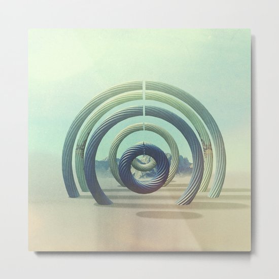Intervention 18 Metal Print