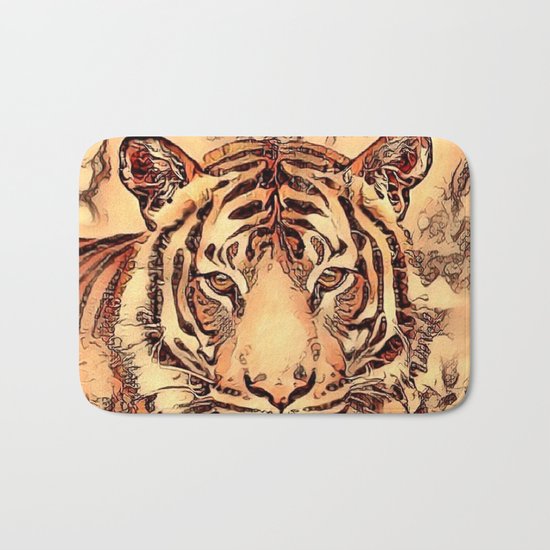 Animal ArtStudio- amazing Tiger Bath Mat