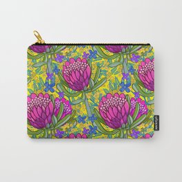 Protea And Wattle Garden Carry-All Pouch