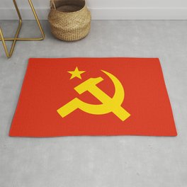 Communist Hammer & Sickle & Star Rug