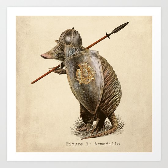 Armadillo (option) Art Print
