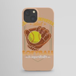Softball Player Gift Girls Team Pitcher Catcher iPhone Case