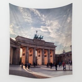 Brandenburg Gate in the Evening Wall Tapestry