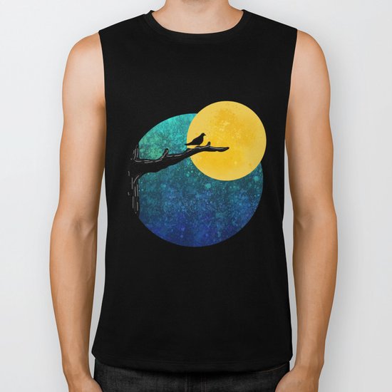 black bird Biker Tank