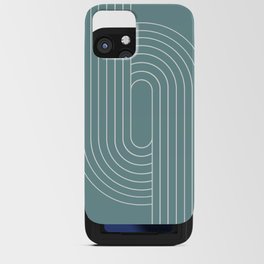 Oval Lines Abstract VIII iPhone Card Case