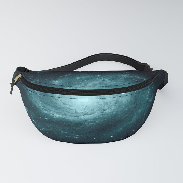 Spiral gALAxy Teal Fanny Pack