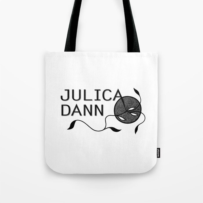 Julica Dann Music Tote Bag | Graphic-design, Digital, Black-and-white, Pop-art, Music, Band, Julicadann, Band-t-shirt, Band-logo, Pop-music