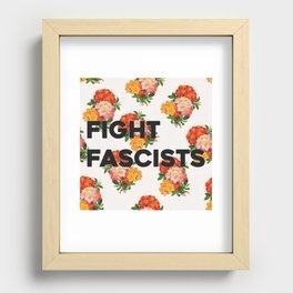 Fight Fascists Recessed Framed Print