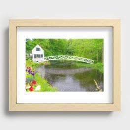 Acadia National Park Bar Harbor Maine Bridge Recessed Framed Print