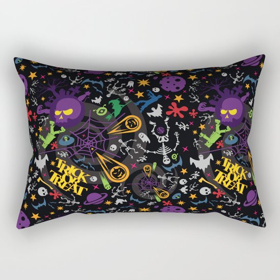 Space is the Place for Halloween Rectangular Pillow