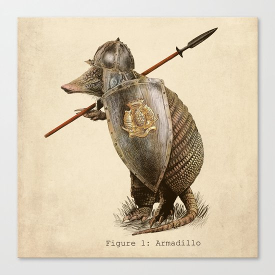 Armadillo (option) Canvas Print