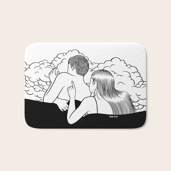 Human Diary Bath Mat